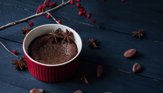 fondant au chocolat et café