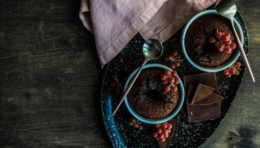 Fondant au chocolat et au café